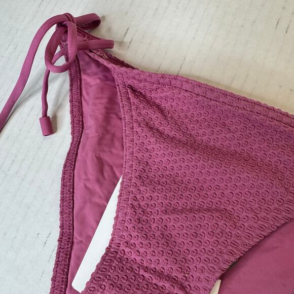 Zimmermann Cloqué Low-Rise Bikini Briefs in Purple NWT Size 3 / US 8-10 Large - Picture 4 of 9
